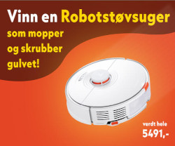Vinn cruise med Hurtigruten for 2 Vinn Roborock S7 robotstøvsugere