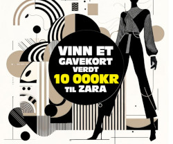 Vinn Elkjøp gavekort på KR 10.000 Vinn gavekort verdt 10 000 kr til ZARA