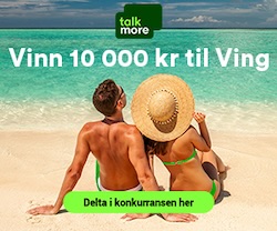 Vinn Elkjøp gavekort på KR 10.000 Vinn 10 000 kr hos Ving